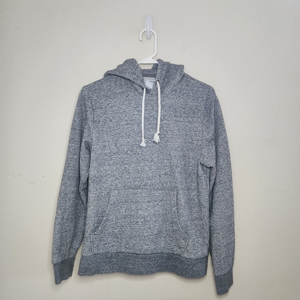 Men's Old Navy Hooded Gray Sweatshirt Hoodie Sz Small